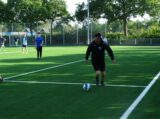 Laatste training S.K.N.W.K. JO11-1JM van seizoen 2022-2023 (partijtje tegen de ouders) (49/221)